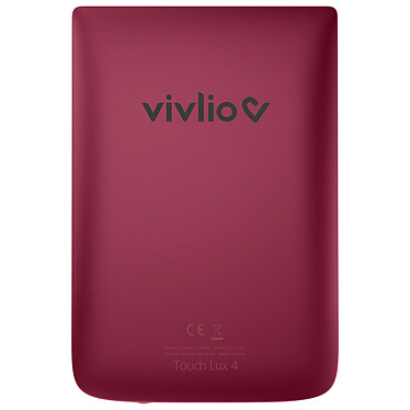 Acheter Vivlio Touch Lux 4 Rouge + Pack d'eBooks OFFERT + Housse Chinée Dorée