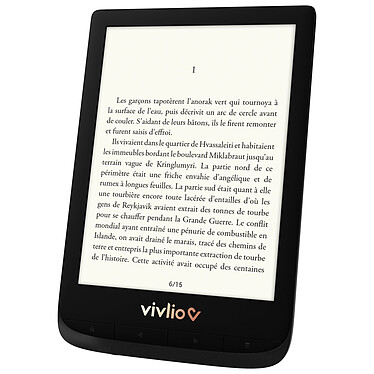 Avis Vivlio Touch Lux 4 Noir + Pack d'eBooks OFFERT + Housse Noire