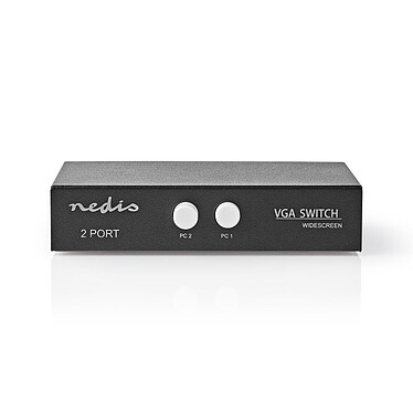 Nedis Switch VGA a 2 porte (2 dentro a 1 fuori)
