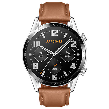Huawei Watch GT 2 (46 mm / Cuero / Marrón)