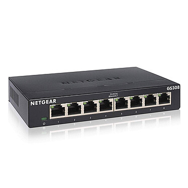 Netgear GS308 Switch 8 ports gigabit 10/100/1000 Mbps boîtier métal