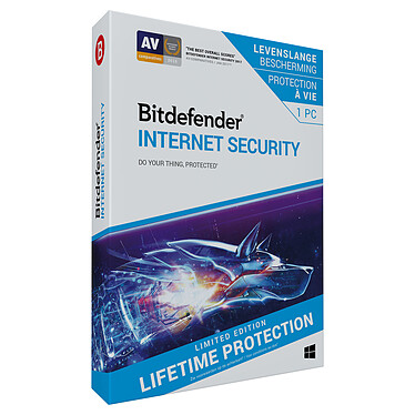 Bitdefender Internet Security 2019 Lifetime Edition - Licence à vie 1 poste