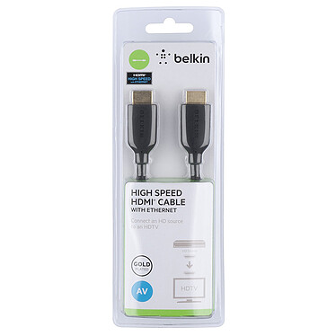 cheap Belkin Pack of 5x Premium Gold HDMI 2.0 Cables with Ethernet - 1 m