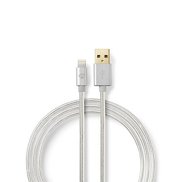 Nedis Sync & Charge Câble USB-A vers Lightning - 1 m