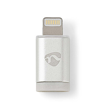 Nedis Sync & Adaptador de carga Lightning a adaptador Micro-USB