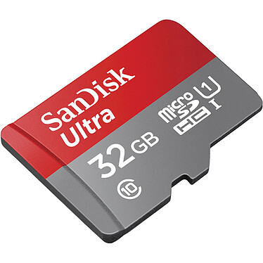 Acheter SanDisk Ultra microSDXC UHS-I U1 32 Go + Adaptateur SD
