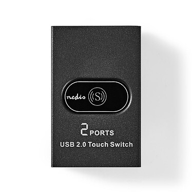 Acheter Nedis Commutateur USB 2 ports Métal Noir