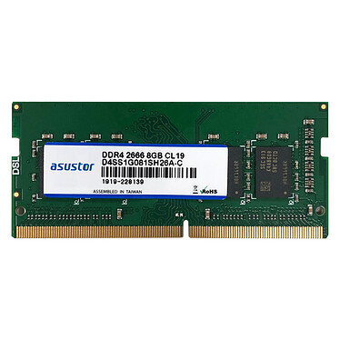 ASUSTOR 8 Go (1 x 8 Go) DDR4 SO-DIMM 2666 MHz (AS-8GD4) · Occasion