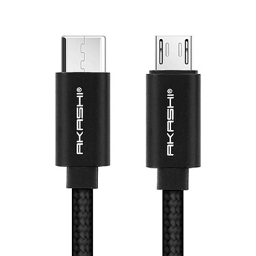 Akashi Cable de aluminio USB Tipo C a Micro USB de aluminio