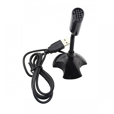 Micrófono USB para Rapsberry Pi - Negro Micrófono USB ajustable para Rapsberry Pi - Color negro