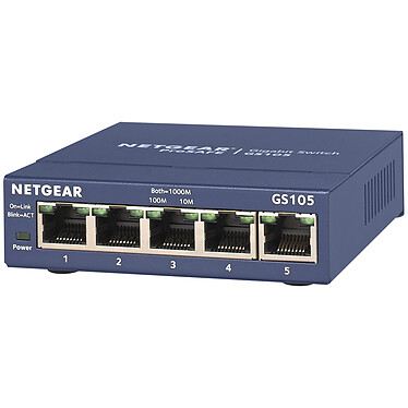 Netgear GS105 Switch 5 ports 10/100/1000 Mbps