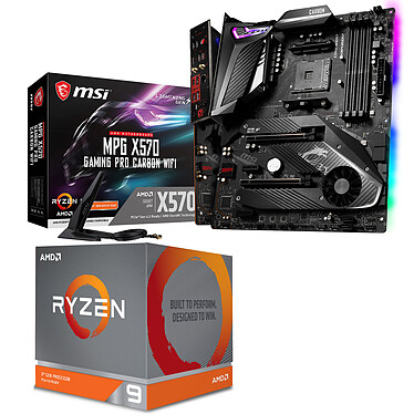 Kit di aggiornamento per PC AMD Ryzen 9 3900X MSI MPG X570 GAMING PRO CARBON WIFI