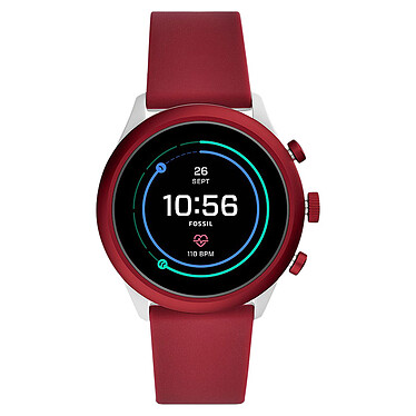 Fossil Sport 43 Smartwatch (43 mm / Silicone / Rouge)