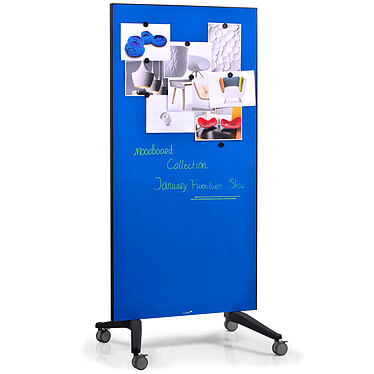 Review Legamaster Mobile Glass Board 90x175cm Blue
