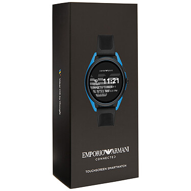 Emporio Armani Connected Smartwatch 3 Gen.5 (44,5 mm / Gomma / Nero e Blu) economico