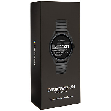 Emporio Armani Connected Smartwatch 3 Gen.5 (44.5 mm / Acero / Negro) a bajo precio