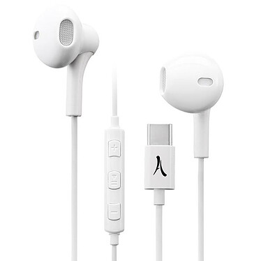 Akashi Kit Piéton Stéréo USB-C Blanc
