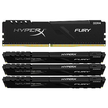 HyperX Fury 128 GB (4x 32 GB) DDR4 2400 MHz CL15