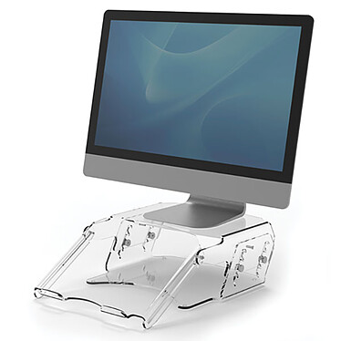 Fellowes Adjustable Monitor Stand with Clarity Briefcase