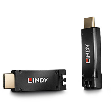 Kit de extensión HDMI Lindy 4K@60 Hz sobre fibra óptica (300 m)