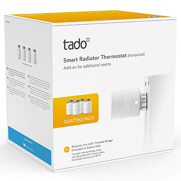Acheter Tado Têtes Thermostatique Intelligentes - Pack Quattro