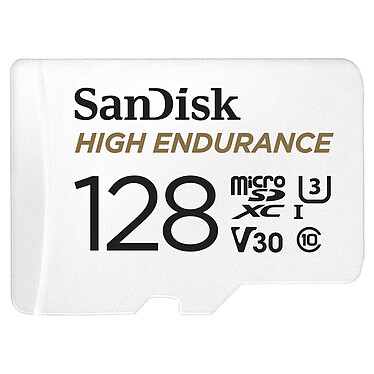 SanDisk High Endurance microSDHC UHS-I U3 V30 128GB + Adaptador SD