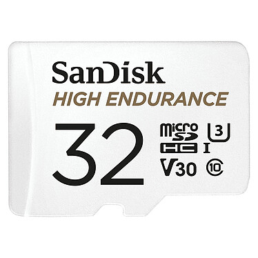 SanDisk High Endurance microSDHC UHS-I U3 V30 32GB SD Adapter