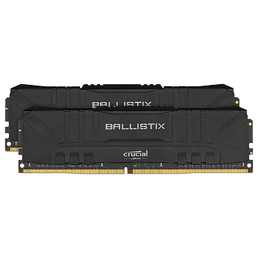 Ballistix Black 32 Go (2 x 16 Go) DDR4 3000 MHz CL15 Kit Dual Channel 2 barrettes de RAM DDR4 PC4-24000 - BL2K16G30C15U4B