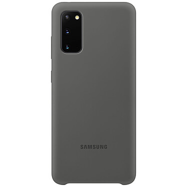 Samsung Coque Silicone Gris Galaxy S20