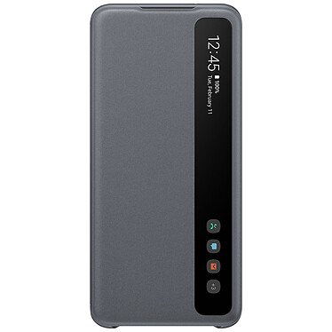 Samsung Clear View Cover Gris Galaxy S20