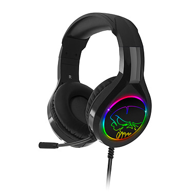 Spirit of Gamer Pro-H8 RGB (Noir) Casque-micro pour gamer RGB (compatible PS4 / Xbox One / Nintendo Switch / PC)