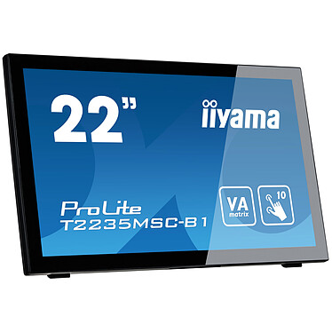 Avis iiyama 21.5" LED Tactile - ProLite T2235MSC-B1