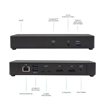 Review i-tec Thunderbolt 3/USB-C Dual DisplayPort 4K Docking Station Power Delivery 85W