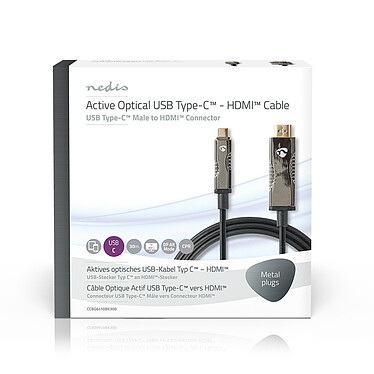 Comprar Cable Nedis USB-C a HDMI COA 30 m Negro