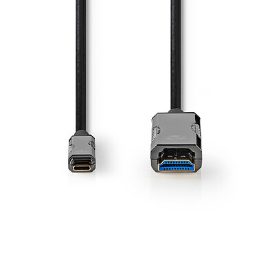 Nota Nedis cavo da USB-C a HDMI COA 30 m Nero