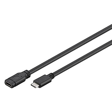 Goobay Cavo USB 3.0 Type-C (1m) Nero