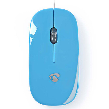 Nedis Wired Optical Mouse Bleu