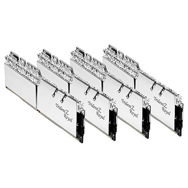 Acheter G.Skill Trident Z Royal Collector Edition 32 Go (4x 8 Go) DDR4 3000 MHz CL16 - Argent