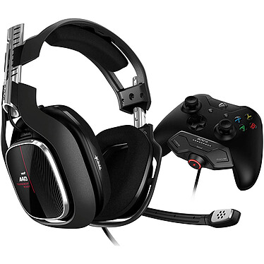 Astro A40 + MixAmp M80 (Xbox One) Casque gaming filaire - circum-aural fermé - microphone unidirectionnel - jack 3.5 mm - compatible Xbox One/PC