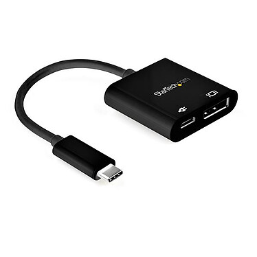StarTech.com Adaptateur USB-C vers DisplayPort 1.4 avec Power Delivery 60W - HBR3 - Compatible Thunderbolt 3