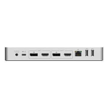 Nota StarTech.com USB Type-C/A 2 display Docking Station - PD 60 W - 2x DP, 2x HDMI - 4x USB 3.0