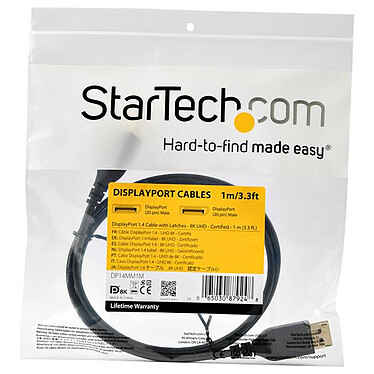 Acheter StarTech.com Câble vidéo DisplayPort 1.4 - 1 m