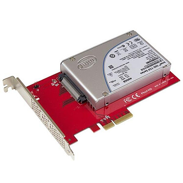 Tarjeta controladora U.2 a PCIe de StarTech.com para SSD U.2 NVMe - SFF-8639 - PCI Express 3.0 x4 a bajo precio