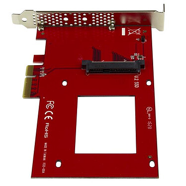 Avis StarTech.com Carte contrôleur U.2 vers PCIe pour SSD U.2 NVMe - SFF-8639 - PCI Express 3.0 x4
