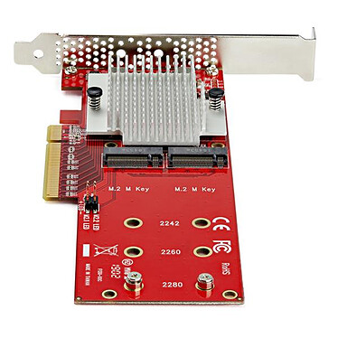 Comprar Tarjeta controladora de SSD PCIe 3.0 x8 a doble M.2 NVMe de StarTech.com