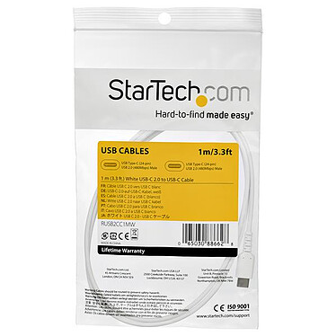 Buy StarTech.com 1m USB-C to USB-C Cable - White