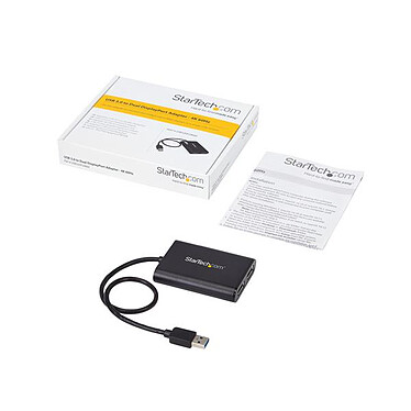 cheap StarTech.com USB 3.0 to Dual DisplayPort 4K 60 Hz Adapter