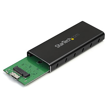 Avis StarTech.com Boîtier USB 3.1 pour SSD M.2 SATA avec câble USB-C - Aluminium