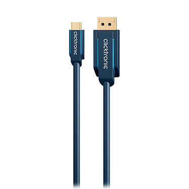 Clicktronic Câble USB-C / DisplayPort (Mâle/Mâle) - 1 m · Occasion
