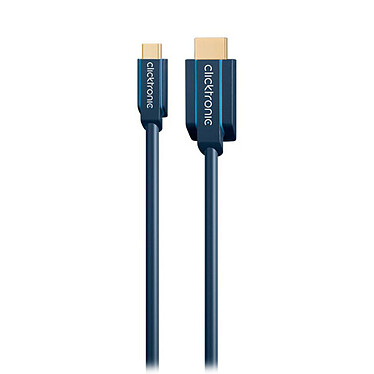 Clicktronic Câble USB-C / HDMI (Mâle/Mâle) - 3 m